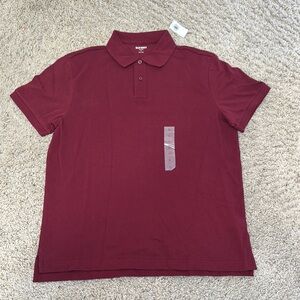 Old Navy Red Polo Shirt Classic Design